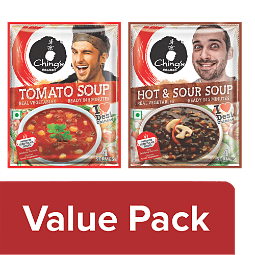 Ching'S Secret Tomato +  Hot & Sour Soup, Combo 2 Items 