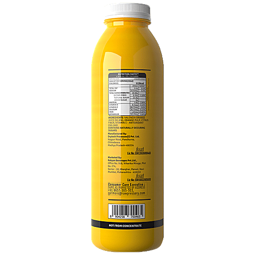 Raw Pressery Cold Extracted Juice - Valencia Orange, 3x1 L Multipack 