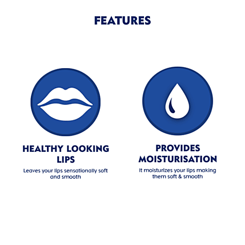 Nivea Lip Balms: Cherry Shine + Blackberry Shine - Soft Lips With Subtle, Shiny Colour, Combo 2 Items 