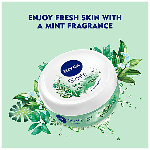 Buy Nivea Soft Cream Combo Original Light Moisturiser + Chilled Mint