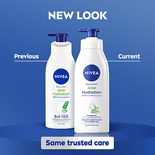 Nivea Aloe Hydration Body Lotion, 3x400 ml (Multipack) 