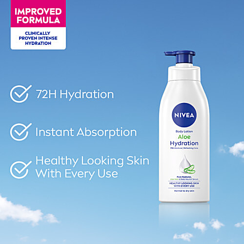 Nivea Aloe Hydration Body Lotion, 3x400 ml (Multipack) 