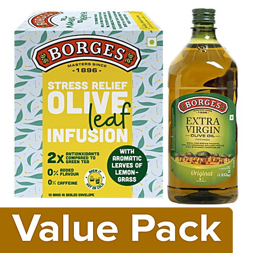 Buy Extra Virgin Olive Oil 2L + Olive Leaf Infusion Olive