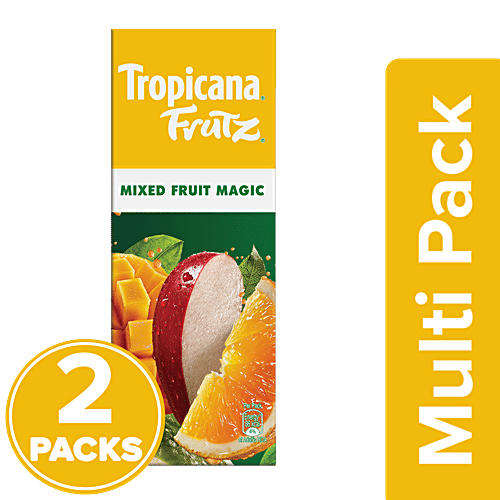 Tropicana Frutz Mixed Fruit Magic Beverage, 2x180 ml (Multipack) 