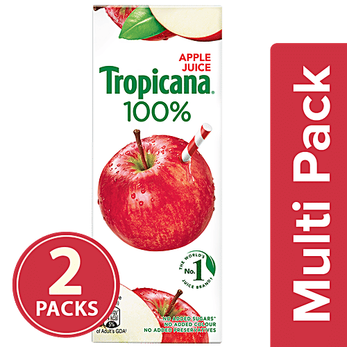 Tropicana 100% Apple Juice, 2x200 ml Multipack 