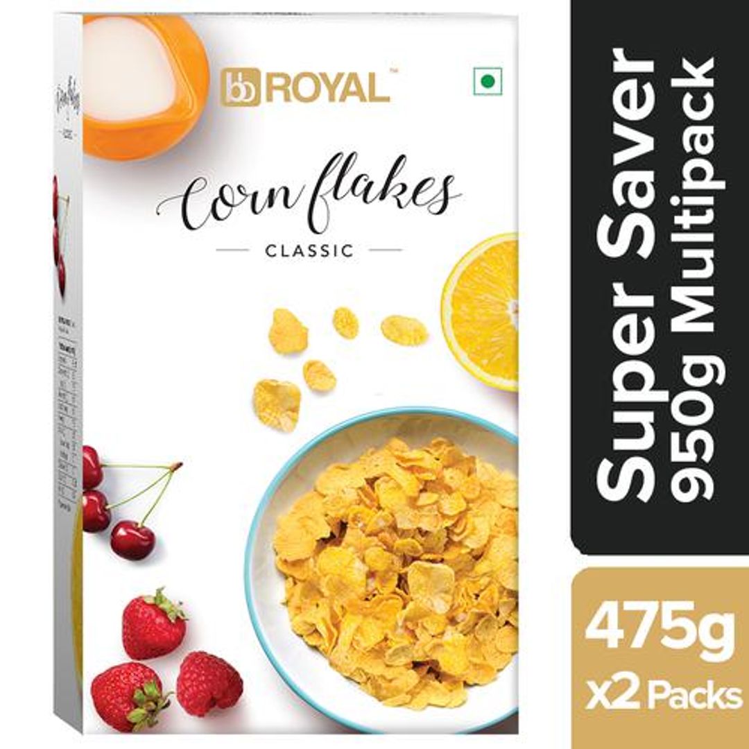 BB Royal Classic Corn Flakes, 2x475 g Multipack