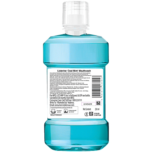 Listerine Mouthwash - Cool Mint, 3x250 ml Multipack 