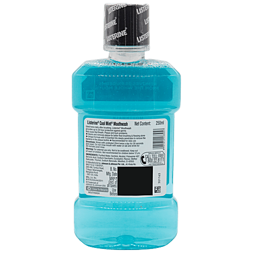 Listerine Mouthwash - Cool Mint, 3x250 ml Multipack 