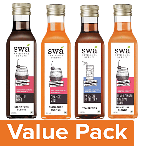 Buy Swa Artisanal Syrups White Rum Cocktail Mixers 100 Natural