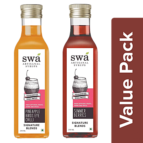 Buy Swa Artisanal Syrups House Party Pack 100 Natural Mocktail