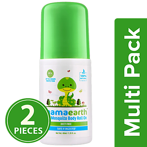 Mamaearth Mosquito Body Roll On, 2x40 ml (Multipack) 