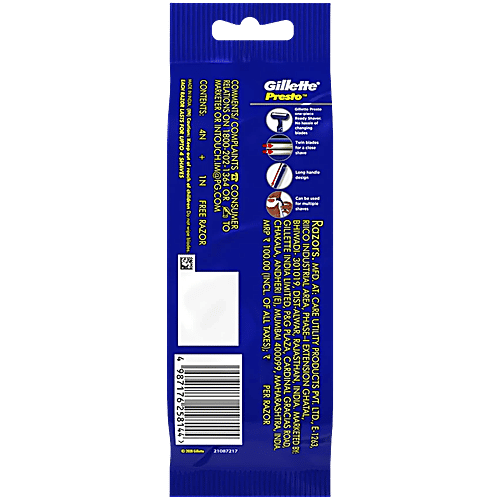 Gillette Presto - Sata Sat Disposable Razor, 2x5 pcs Multipack 