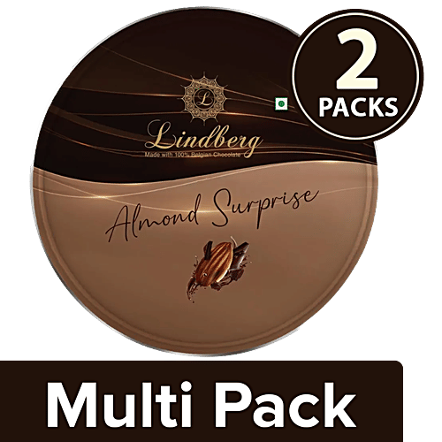 Lindberg Almond Surprise - Truffle Chocolates, 2x200 g (Multipack) 