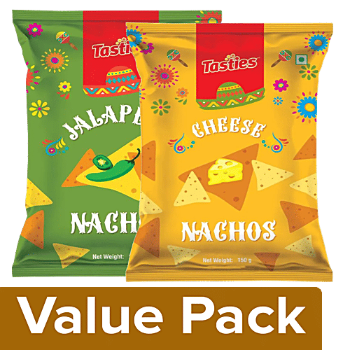 Buy Tasties Nacho Chips Jalapeno, Cheese Online at Best Price of Rs