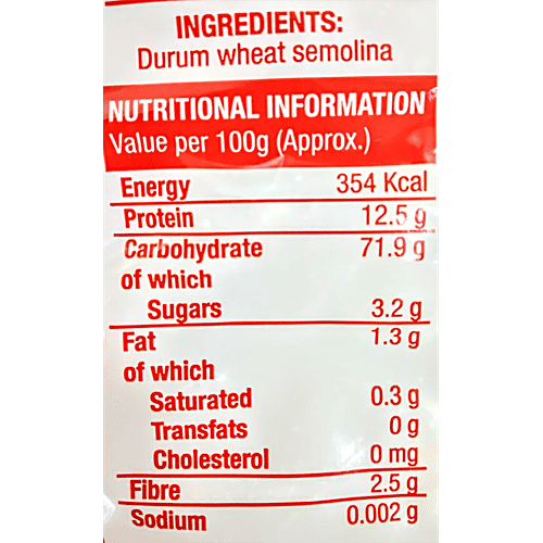BORGES Durum Wheat Pasta - Penne Rigate, 2x500 g Multipack 