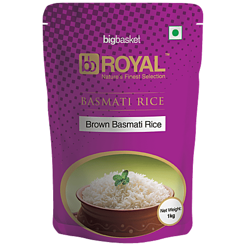 bb Royal Brown Basmati Rice, 2x1 Kg Multipack