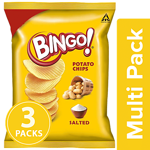 Buy Bingo Potato Chips Salted Online at Best Price of Rs null bigbasket