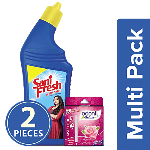 Buy SANIFRESH Ultrashine Toilet Cleaner (Free 50g Of Odonil) Online at