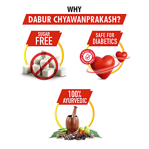 Dabur Chyawanprakash - Sugar Free, 2x500 g (Multipack) 