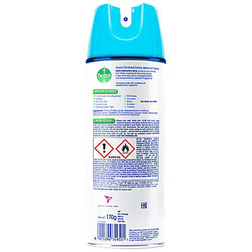 Dettol Disinfectant-Liquid Cleaner,Lime Fresh 500ml+Surface Spray,Spring Blossom 225ml, Combo 2 Items 