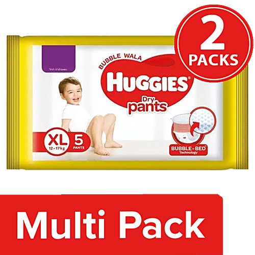 Huggies Dry Pants Diapers - Extra Large Size, 2x5's pack (Multipack) 