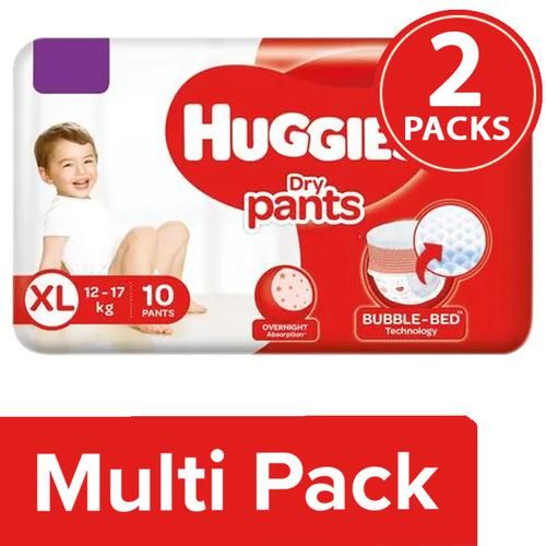Buy Huggies Dry Pants Diapers - Extra Large Size Online at Best
