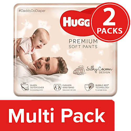 Huggies Premium Soft Diaper Pants - Large Size, 2x17 pcs (Multipack) 