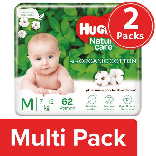 Buy Huggies Nature Care Baby Diaper Pants - With 100% Organic