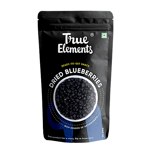 True Elements Dried Blueberries, 5x30 g Multipack 