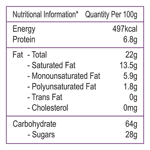 Unibic Choco Nut Cookies, 6x75 g Multipack 