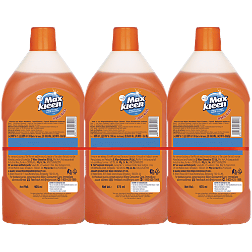 Maxkleen Disinfectant Floor Cleaner - Floral Bliss, 3 x 975 ml Multipack 