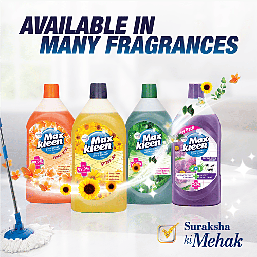 Maxkleen Disinfectant Floor Cleaner - Citrus Joy, 3 x 975 ml Multipack 