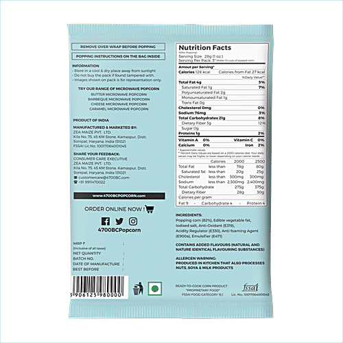 bb Combo 4700BC Microwave Popcorn - Natural 85 g + Heineken 0.0 - 330 ml Can, Combo 2 Items 