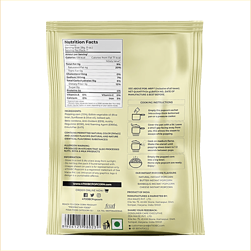 bb Combo 4700BC Instant Popcorn - Butter 90 g + Radler - Mint Lime 300 ml Can, Combo 2 Items 