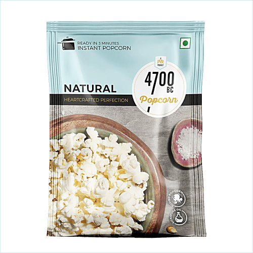 bb Combo 4700BC Instant Popcorn - Natural 90 g + Radler - Mint Lime 300 ml Can, Combo 2 Items 