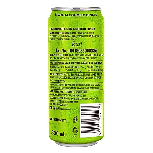 bb Combo 4700BC Instant Popcorn - BBQ 60 g + Radler - Mint Lime 300 ml Can, Combo 2 Items 