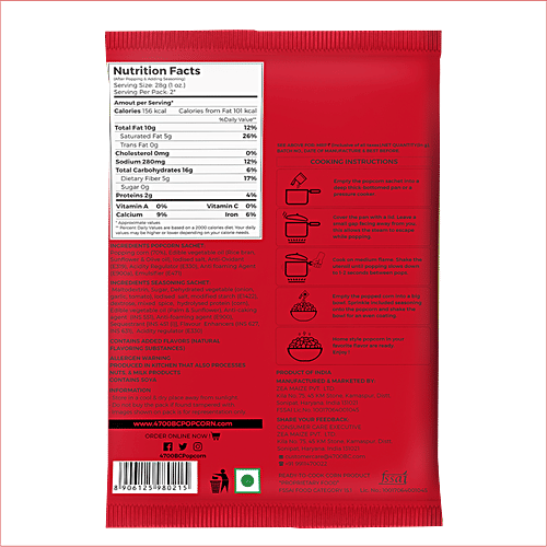 bb Combo 4700BC Instant Popcorn - BBQ 60 g + Radler - Mint Lime 300 ml Can, Combo 2 Items 