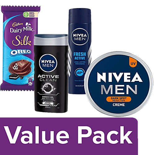 Buy bb Combo Nivea x Cadbury Valentines Men's Cream, Body Wash