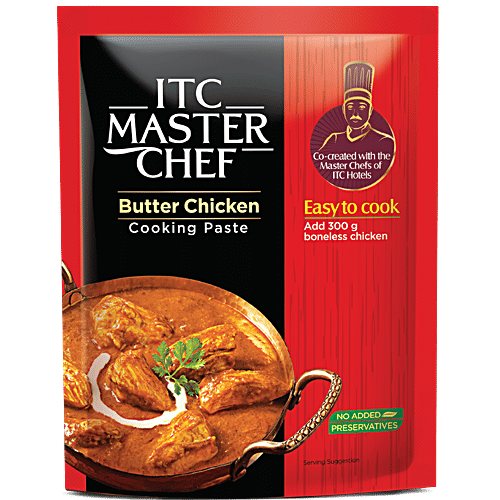 ITC Master Chef Butter Chicken & Masaledaar Mutton Ready to Eat Cooking Masala Paste, 80 g, Combo 2 Items 