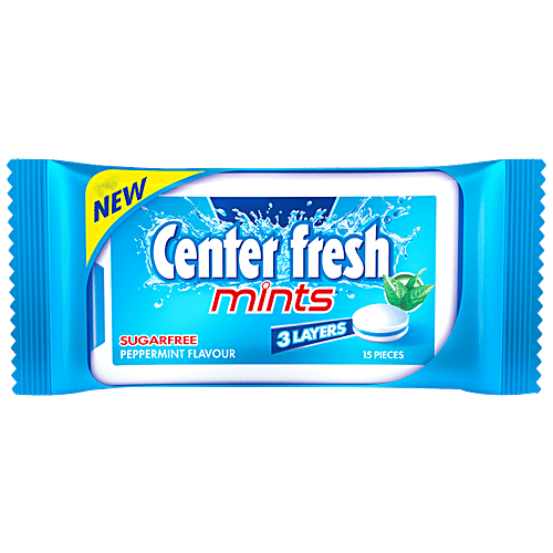 Buy Center Fresh Mint Sugarfree, Peppermint Flavour Online at Best
