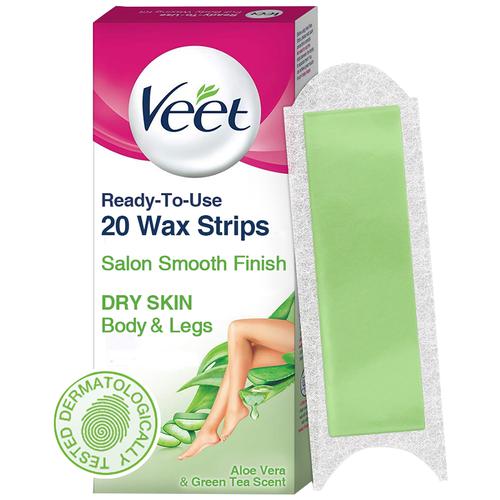 Buy Veet Hair Removal Waxing Strips Kit - Dry Skin Online at Best Price of  Rs 470 - bigbasket