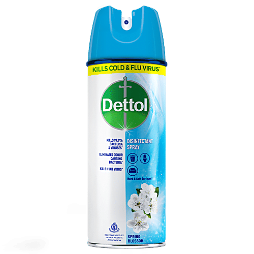 Dettol Hygiene Liquid-Lime Fresh 500ml + Disinfectant Spray-Spring blossom 225ml, Combo 2 Items 