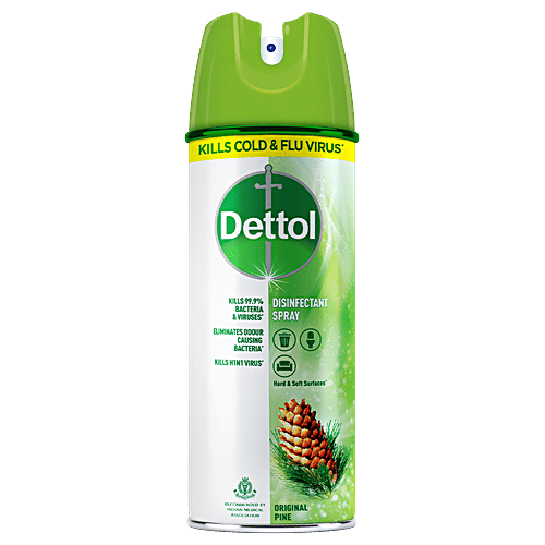 Dettol Disinfectant - Spray, Original, 225 ml + Skin & Surface Wipes, Original 40 pcs, Combo 2 Items 