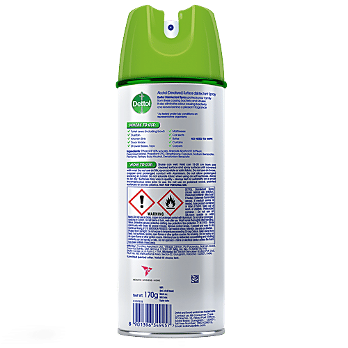 Dettol Disinfectant - Spray, Original, 225 ml + Skin & Surface Wipes, Original 40 pcs, Combo 2 Items 