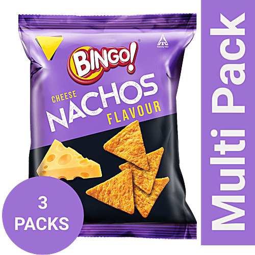 Buy Bingo Mad Angles Cheese Nachos Chips Online at Best Price of Rs 27