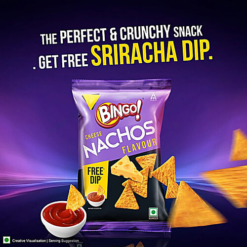 Bingo! Cheese Nachos Flavour, 2 x 80 g (Multipack)