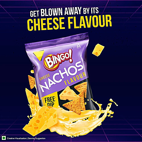 Bingo! Cheese Nachos Flavour, 2 x 80 g (Multipack)