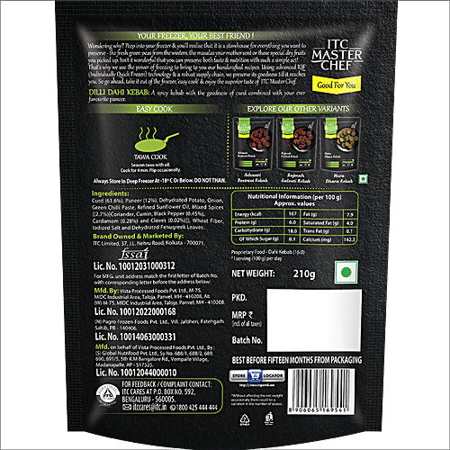 ITC Master Chef Mix Kebab Platter, Combo 3 Items 