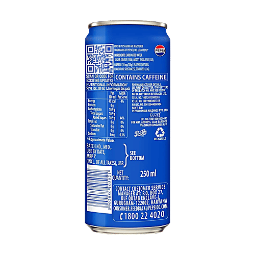 Pepsi Swag Can, 24x250 ml Multipack 