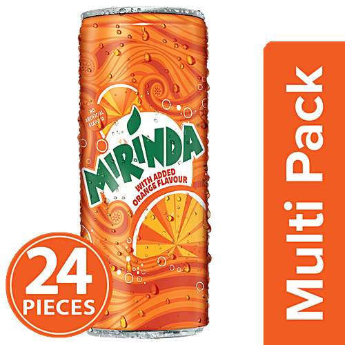 Mirinda Soft Drink - Orange, 24x250 ml Multipack 